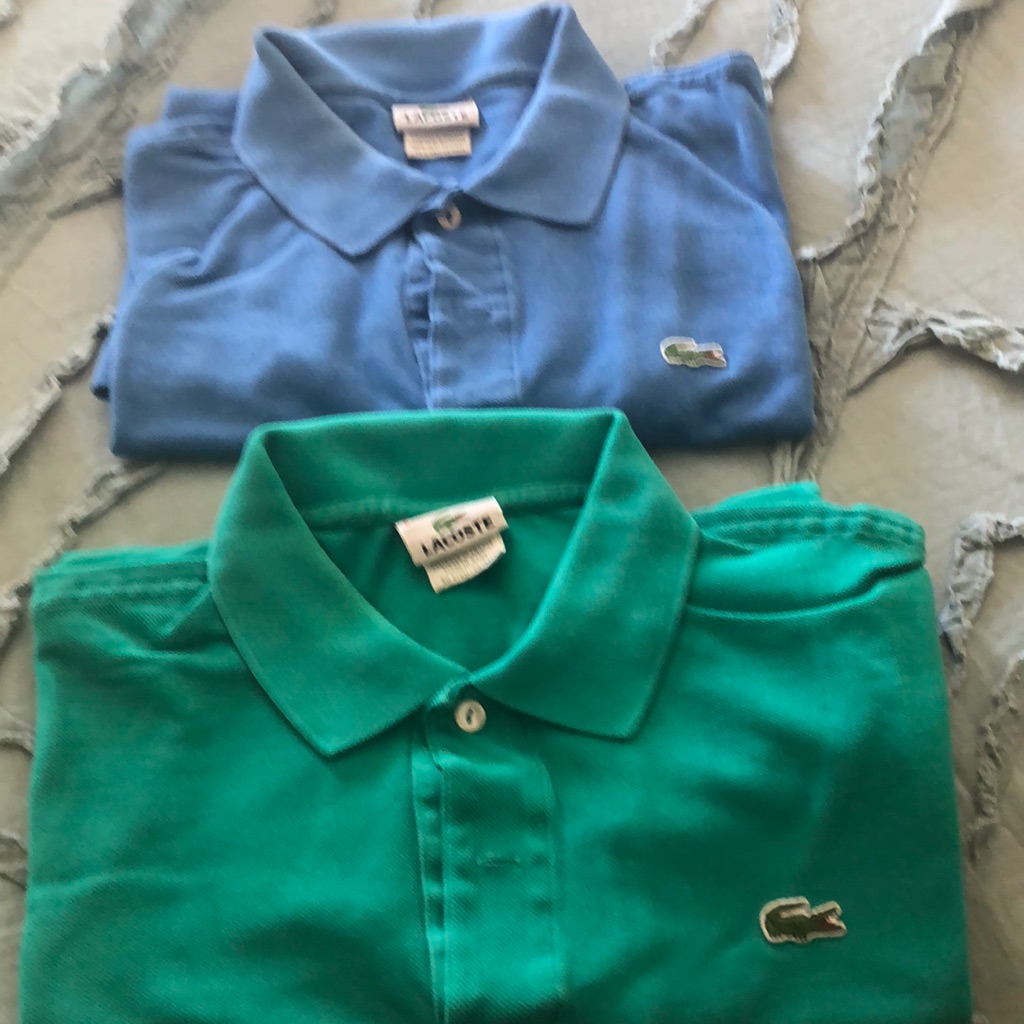 Lacoste Two Men’s Polos Size 6